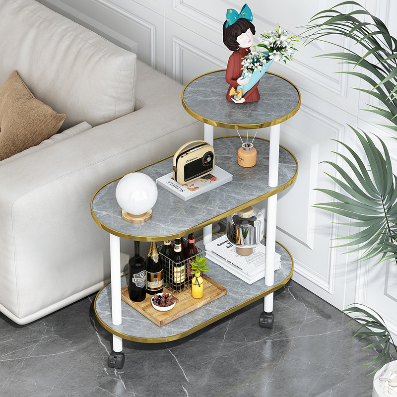 The Essence of Bamboo Nordic Light Luxury Rock Plate Marble Pattern Small Coffee Table Small Apartment Sofa Side Table Solid Wood Storage Rack The Essence of Bamboo Nordic Light Luxury Rock Plate Marble Pattern Small Coffee Table Small Apartment Sofa Side Table Solid Wood Storage Rack