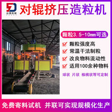 山德机械 能耗低磁化肥小型对辊挤圧造粒机 球状融雪剂设备销售