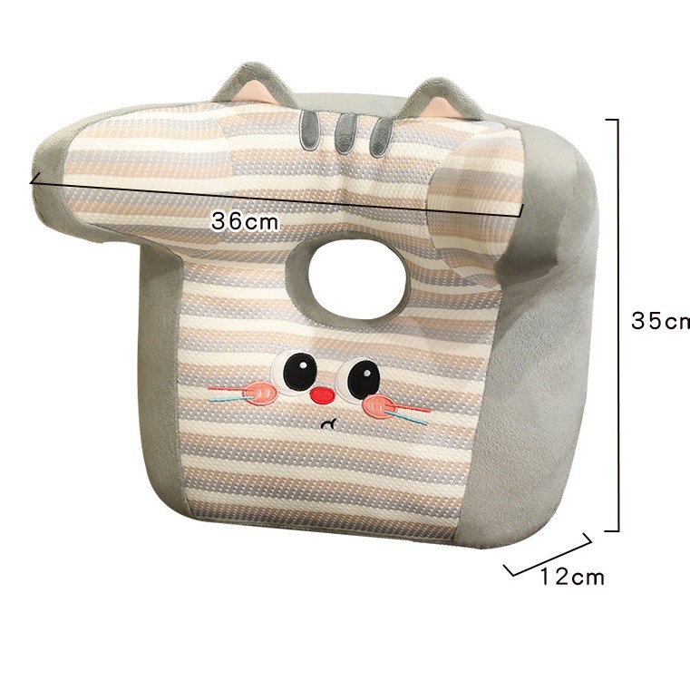 Almohada de Siesta para Cuello de Oficina, Peluche, Protección Cervical, para Silla de Oficina