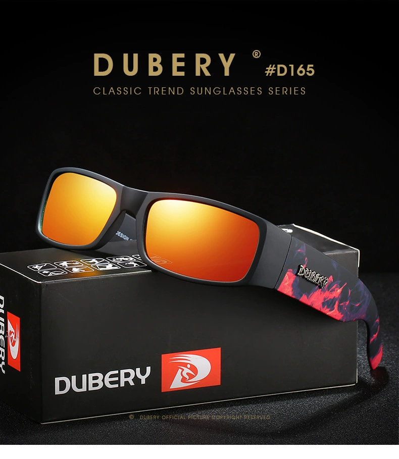Dubry новые поляризованные пленочные очки с покрытием, очки спортивные, driving sunglasses Gothic стиль D165