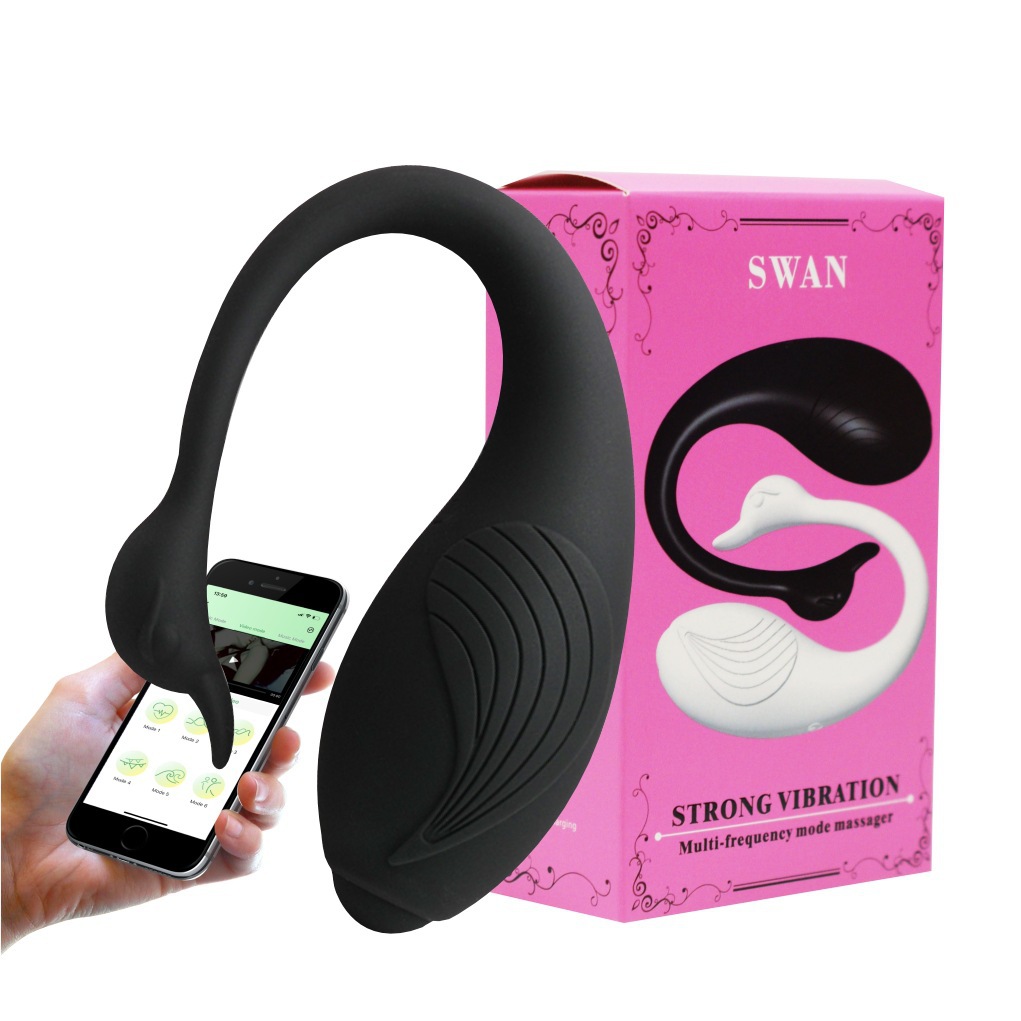 APP transfronteriza control remoto inalámbrico vibración huevo saltar cisne desgaste impermeable silencioso estimulación femenina masturbadora artículos para adultos