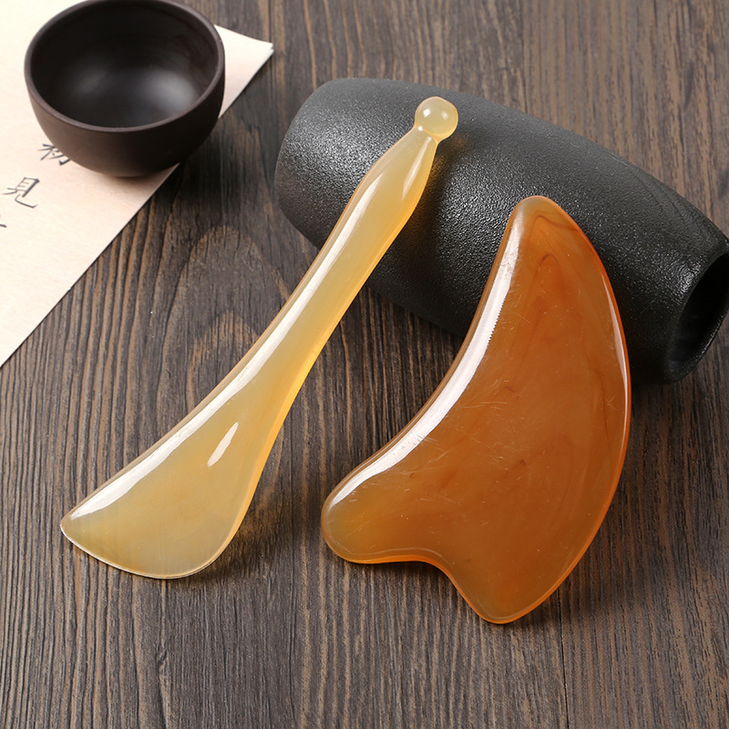 Horn Massage Stick, Beauty Stick, Acupoint Massage Stick, Facial...