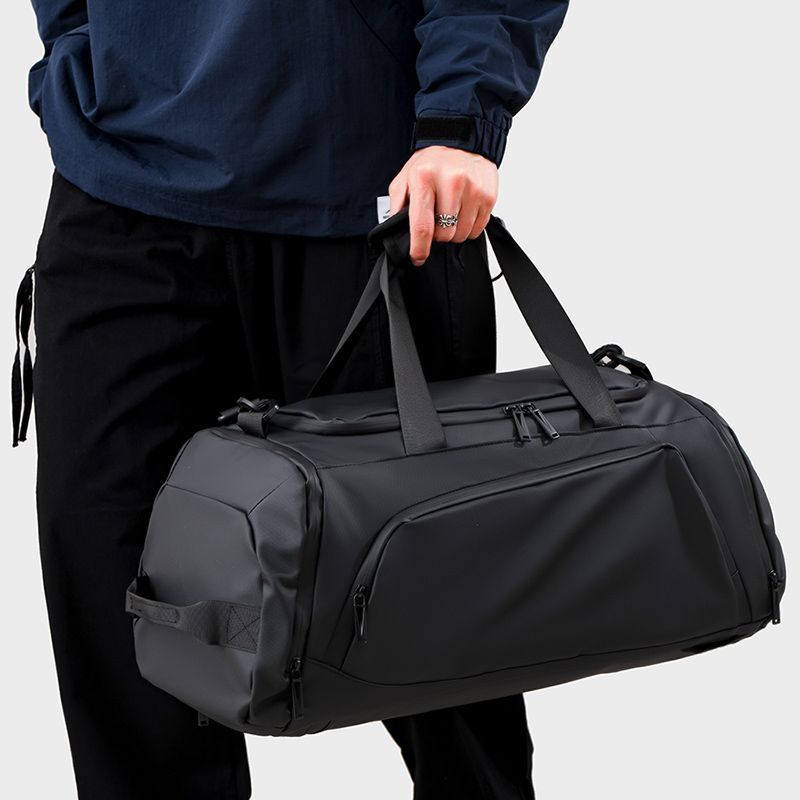 Large-Capacity Men's Sports Travel Bag, Fitness and Swimming Bag with Dry and Wet Separation, Yoga Cross-Body Handbag, Business Trip Backpack