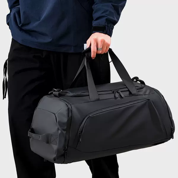 Large-Capacity Men's Sports Travel Bag, Fitness and Swimming Bag with Dry and Wet Separation, Yoga Cross-Body Handbag, Business Trip Backpack