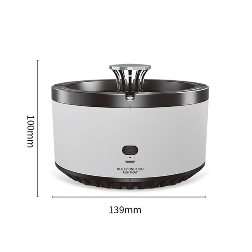 Multifunction ashtray air purifier, home desktop small negative ion purifier, smoke and odor removal magic tool
