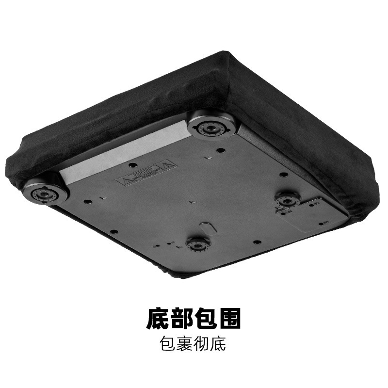 適切なaudio-technical a AT-LP60XBT黒ゴムレコード機防塵保護カバーフランネル防塵カバー|undefined