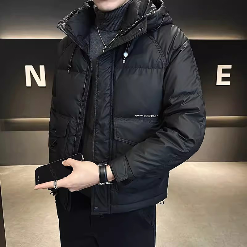 Men's short trend down jacket