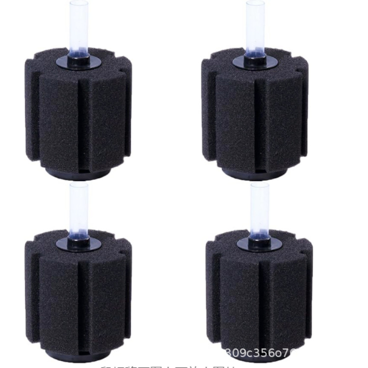 AQUANEAT 水族箱海绵过滤器 饲养贝塔虾纳米鱼缸清洁泡棉