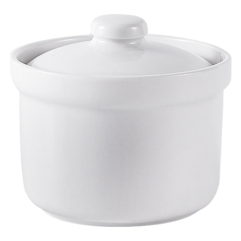 Steamed Egg Bowl with Lid Creative Cute Small Stew Cup Household Water-proof Stew Soup Stew Pot Bird's Nest Supplement Stew Soup Dessert