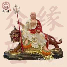 玻璃钢地藏王菩萨厂家  树脂佛像九华山地藏王菩萨图片 坐兽地藏