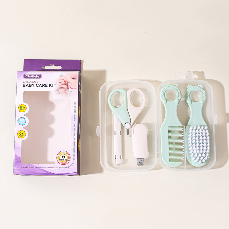Set de Cuidado de Uñas para Bebés Set de 6 Piezas Plástico y Acero Inoxidable Portátil para Bebés y Niños image 11