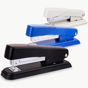 Deli Stationery Labor-Saving Stapler No. 12 Stapler Metal Stapler Office Financial Student Binding Machine