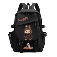 Новая школьная сумка с принтом Bubble Mart Labubu для учащихся начальной школы, учащихся младших классов средней школы, модный дышащий повседневный рюкзак