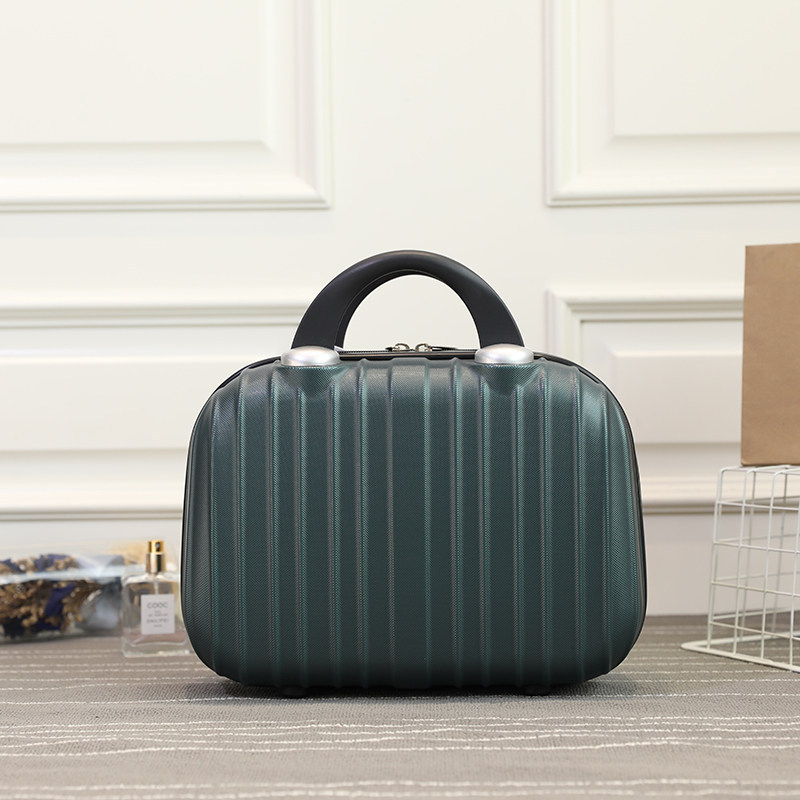 Maletas pequeñas al por mayor, maletas vintage, estuches de cosméticos, cajas de almacenamiento de equipaje, estuches de cuero, estilo lunar de moda