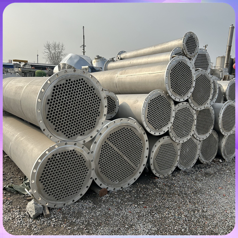 出售多种型号冷凝器 列管式冷却器 二手200平方冷凝器