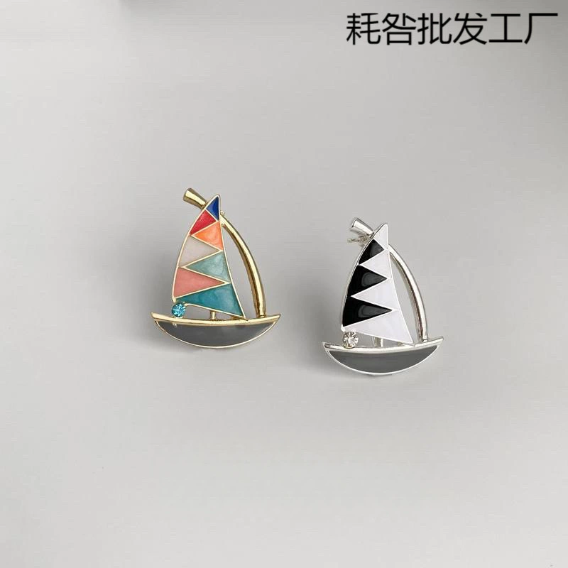 Лодка, брошь, значок, булавка, аксессуар, рюкзак для учеников начальной школы, упаковка, украшения, подарок на день рождения