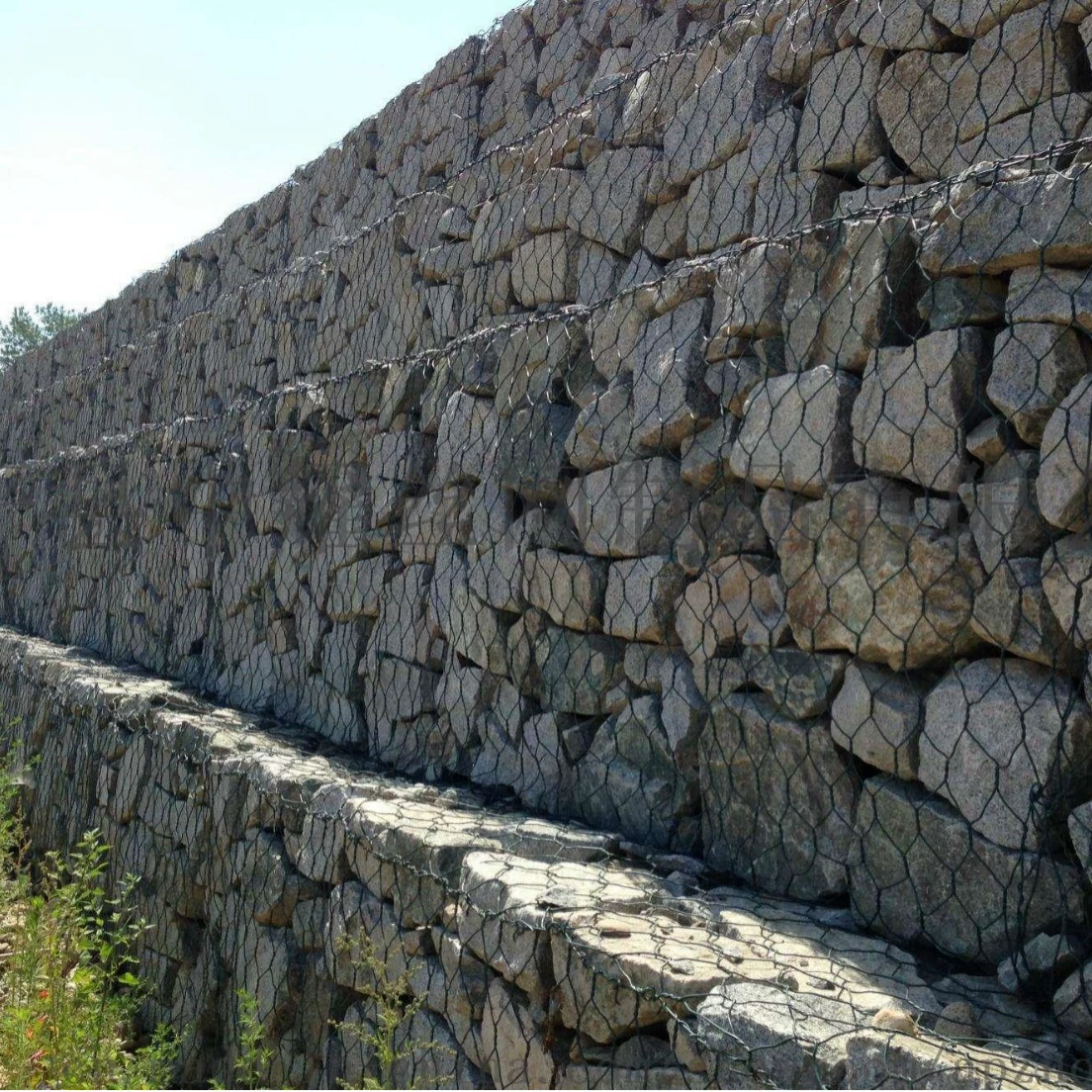 Оцинкованная габионная сетка для водной инженерии, управления реками, защиты склонов, борьбы с наводнениями, подпорной стены из свинцовой сетки, габионной клетки.