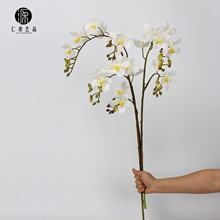 工厂直销 2叉泰国千代兰仿真花万代兰 斑点纹理家居装饰插花配材