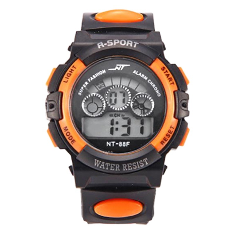 Estudiante reloj electrónico reloj hombres niños y niñas multifuncional colorido luz luminoso reloj Internet Celebrity Watch