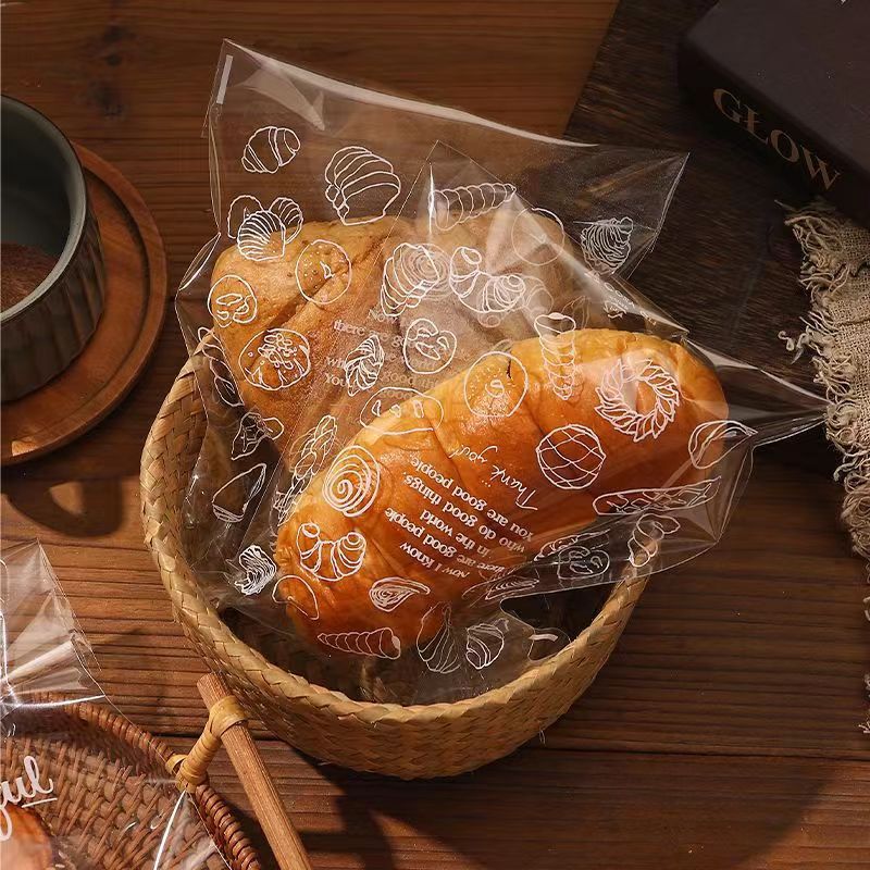 빵 패턴 18*23cm;500/가방; 플라스틱