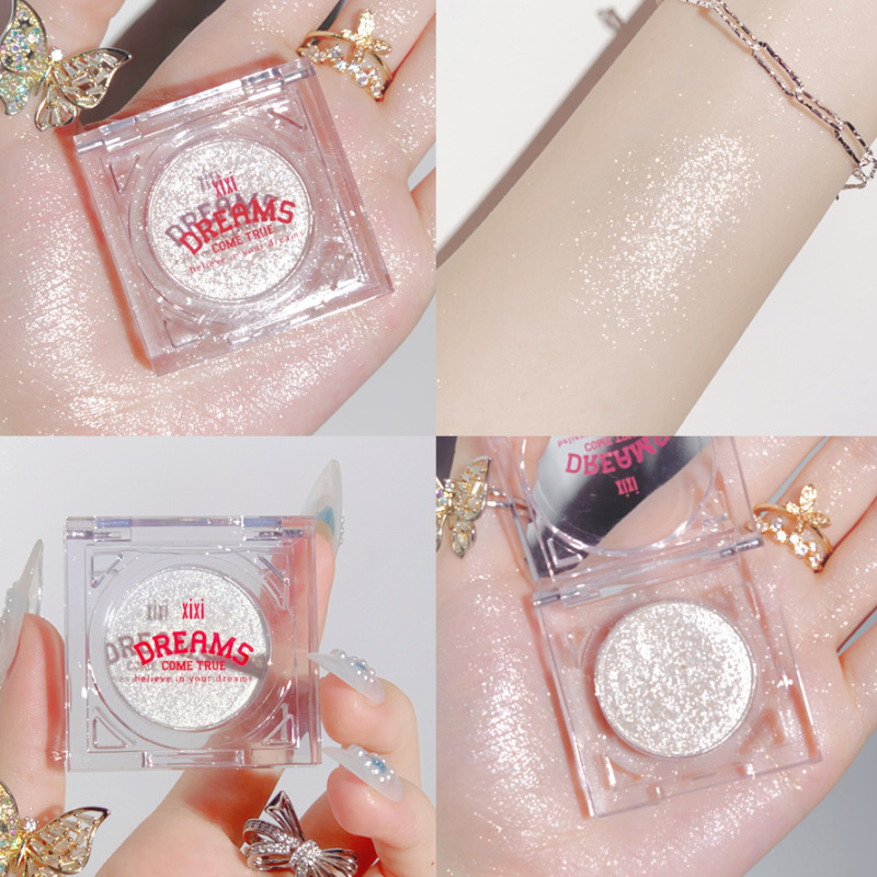 xixi牛郎织女单色眼影平替超爆闪亮片晶晶闪粉珠光偏光高光不脱妆