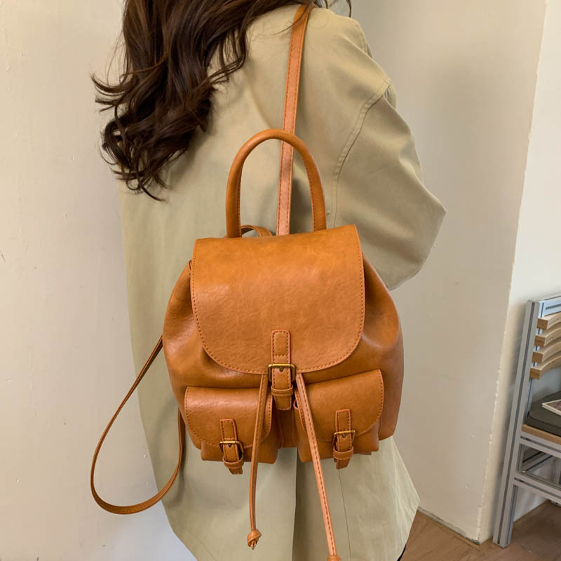 Mochila de moda para mujeres de viaje, mochila de clase de estilo universitario, 2025 nueva mochila de viaje coreana