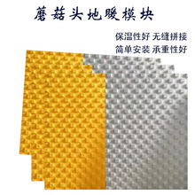 批发蘑菇头地暖模块 干式免回填防水防潮保温隔热挤塑板地暖模块