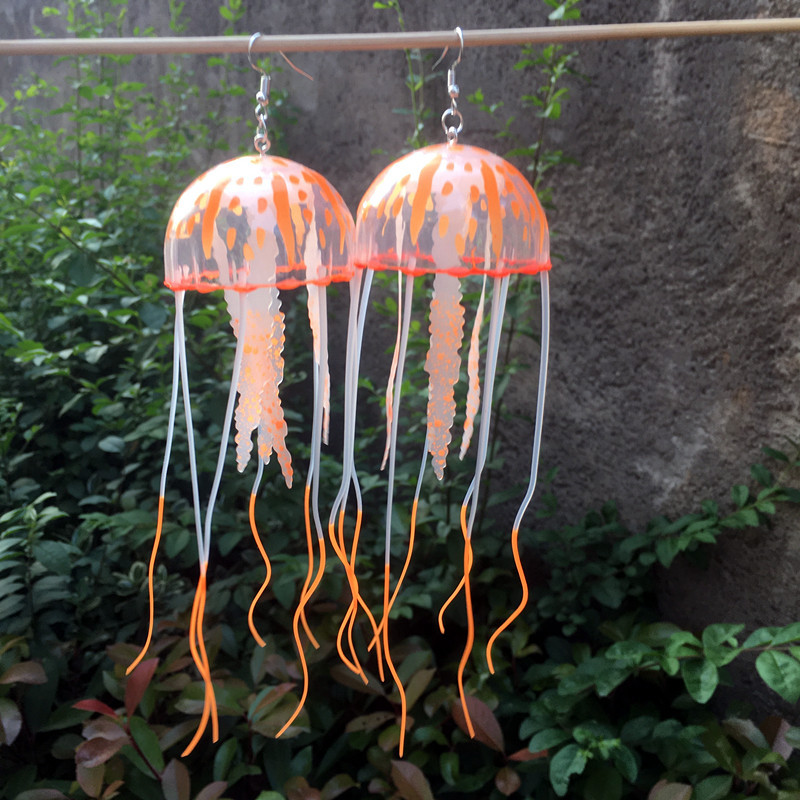 Shopping Occasion Exaggerated Novelty Geometric Tassel Silica Gel Women'S Earrings
