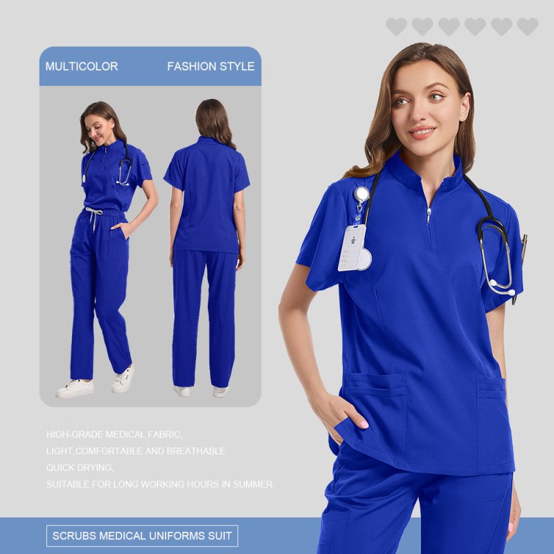 2025洗手服女弹力速干外贸护士服亚马逊手术衣医院服装跨境手术服|undefined