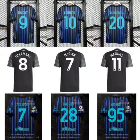 2526 Inter Milan Home and Away Jersey Lautaro Thuram Calhanoglu Bastoni McKennie Soccer Kit