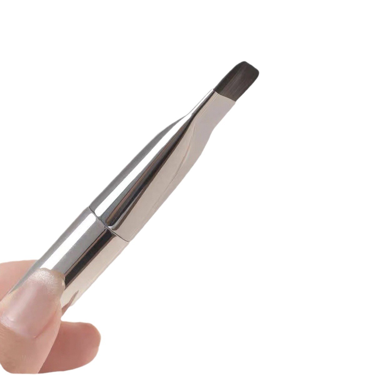 Brocha plana para base, brocha plana para maquillaje, brocha para polvos sueltos, brocha para colorete, juego de brochas de maquillaje sin costuras, brocha para corrector, herramientas de belleza