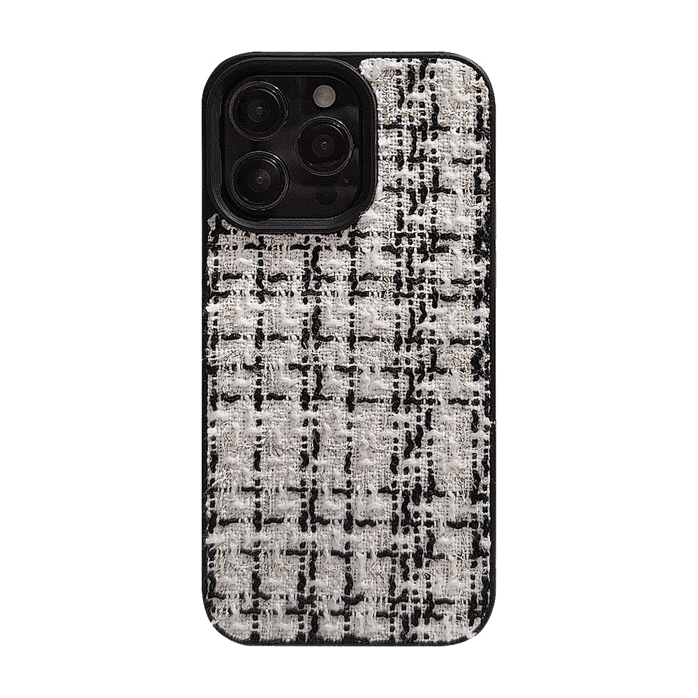Funda protectora de franela para iPhone 17 16 15 14 13 12 11 Pro Promax Plus Xiaoxiangfeng Funda rígida premium para iPhone_voghion.com