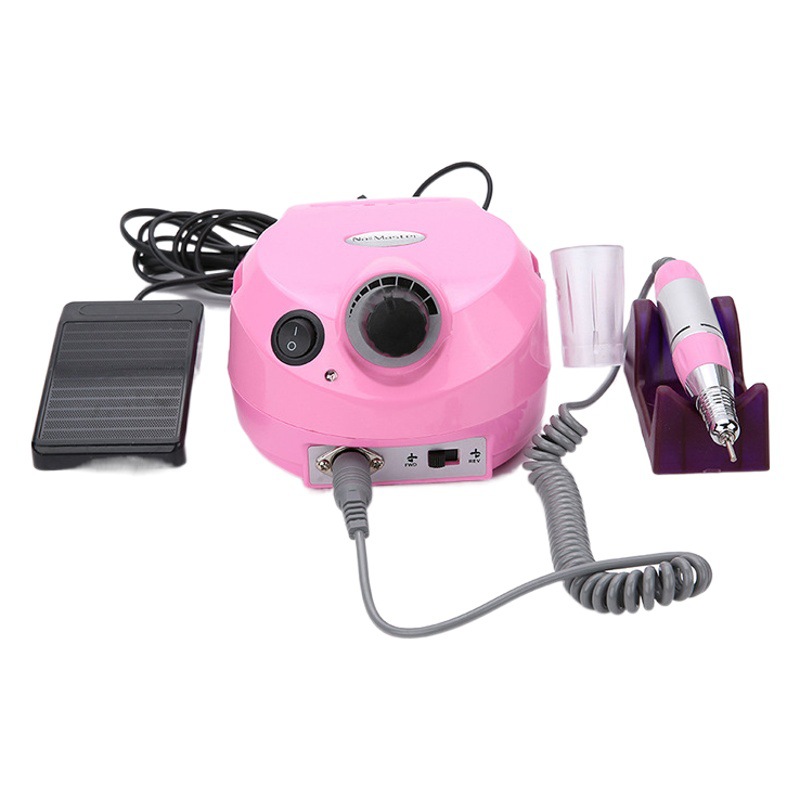 Manicura uñas 202 rectificadora máquina de pulido de uñas 35000 vuelta eléctrica máquina de pulir fábrica en stock al por mayor