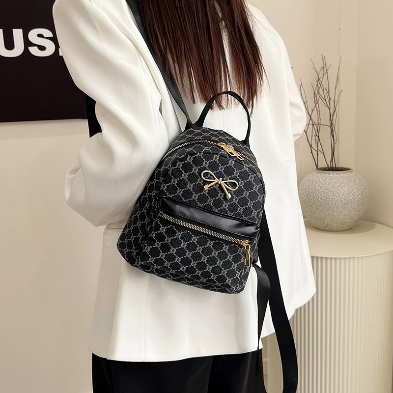 2025 nueva mochila de mujer estilo coreano de moda extranjero mochila de estudiantes de gran capacidad mochila de moda retro ocio