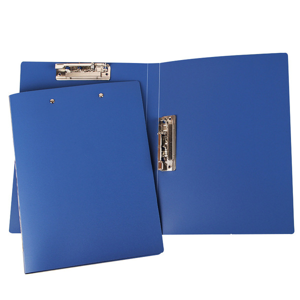 plastic blue folder