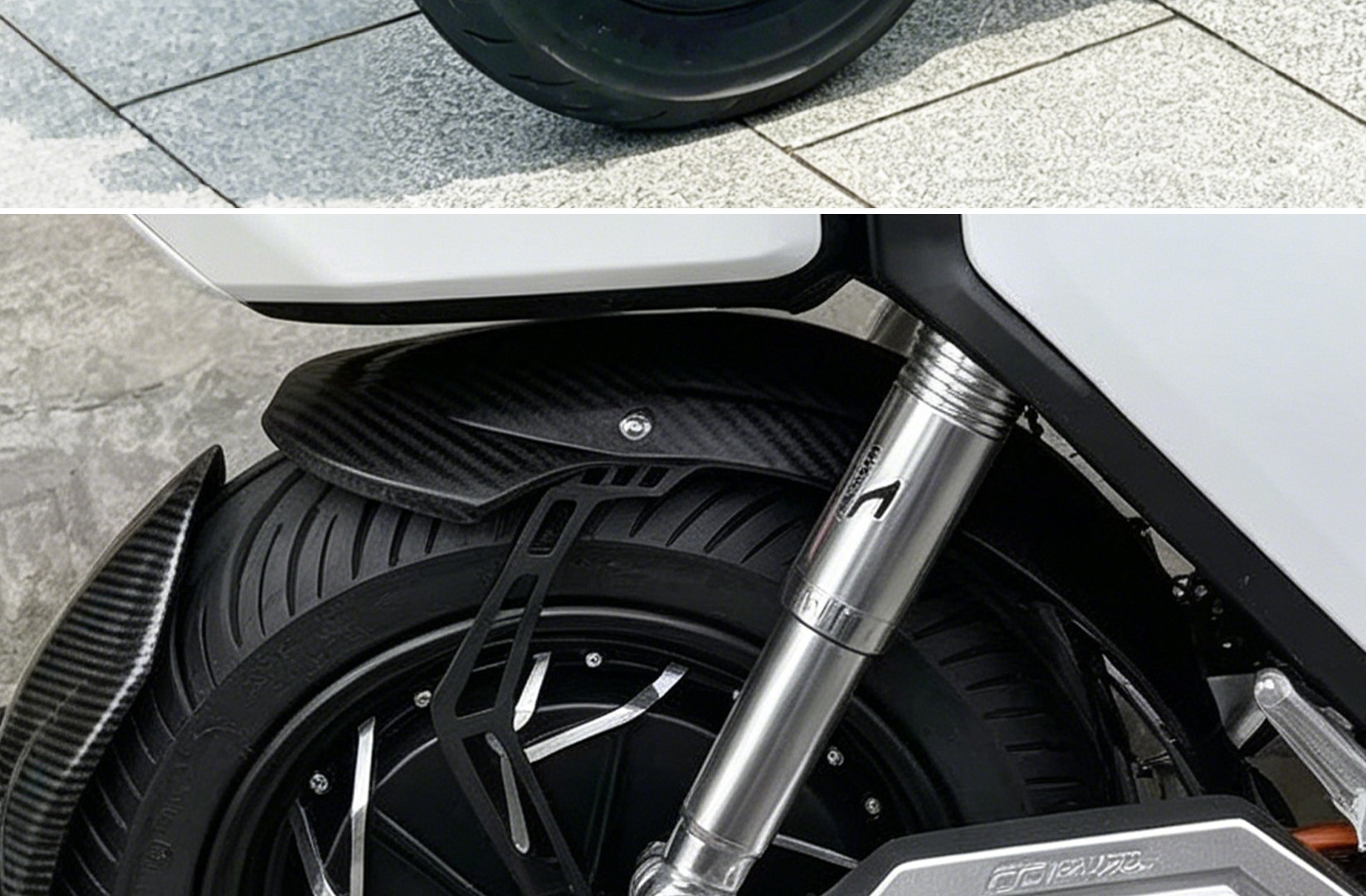 Electric Scooter Rear Wheel Mudguard Thickened Water Shield Suitable for Niu Uqi, Plastic Wear-Resistant Modified Universal Rear Mudguard