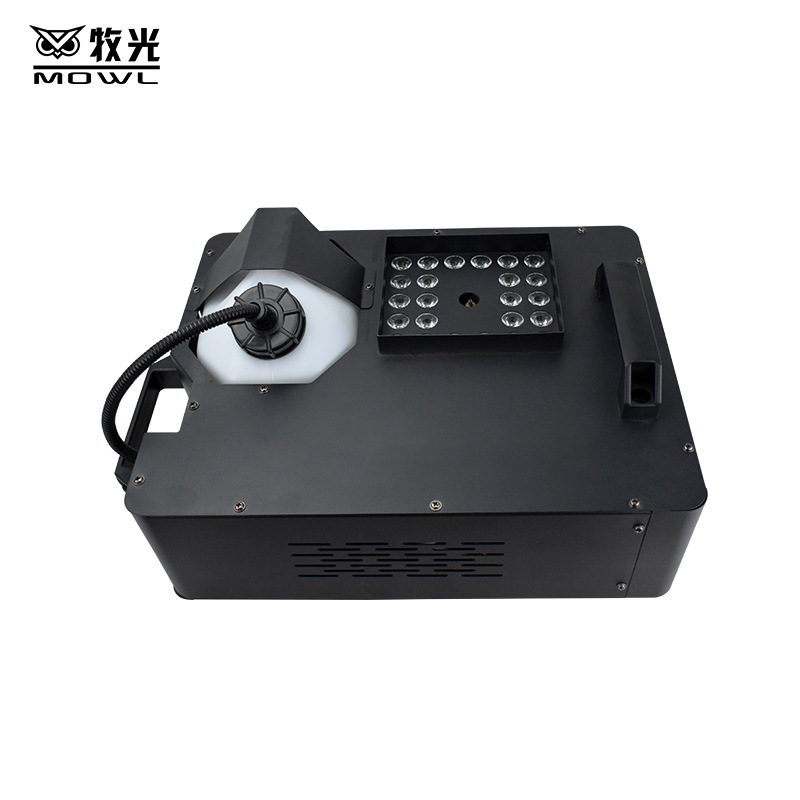 Máquina de humo 1500W columna de aire máquina de humo bar boda rendimiento etapa nuevo led24 colorido máquina de humo