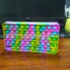 Square silica gel pencil case anti-stress "Gopher", stationery for elementary school students, storage box