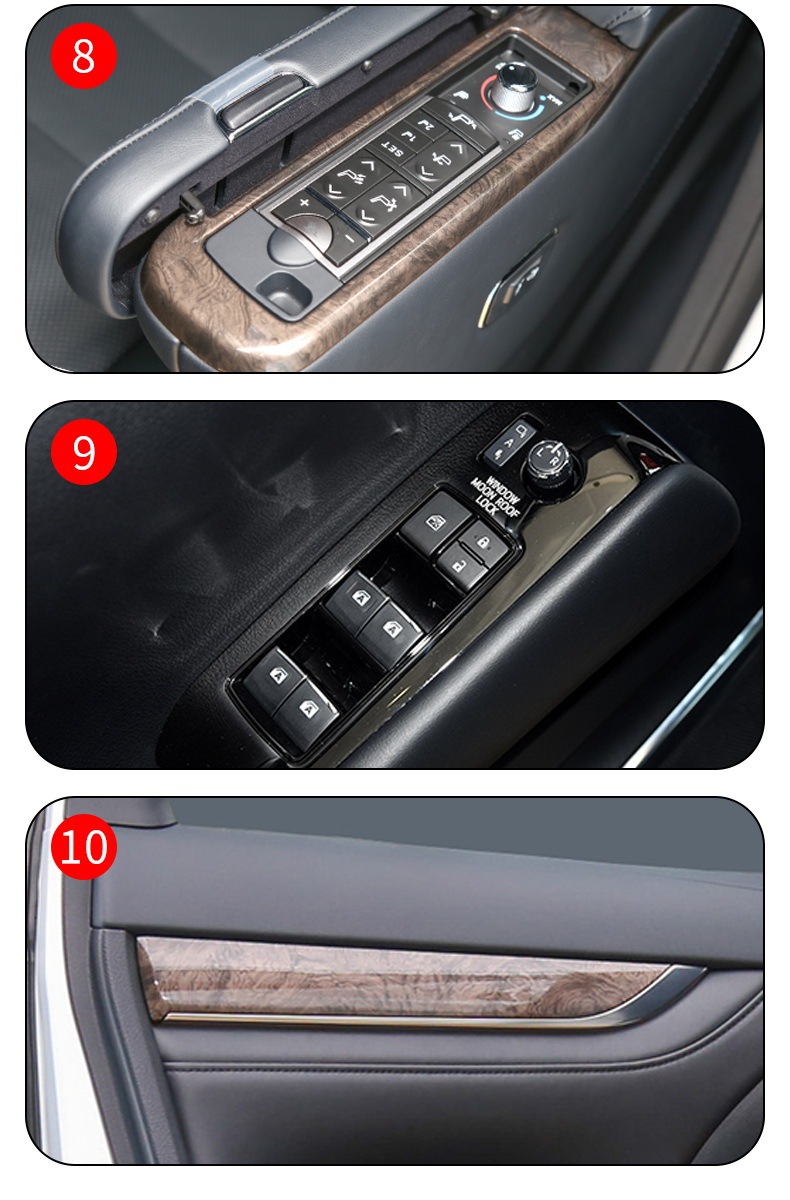 Suitable for 19-22 Toyota Wilfa Center Console Gear Interior Car Sticker Modified Paint Transparent Tpu Protective Film