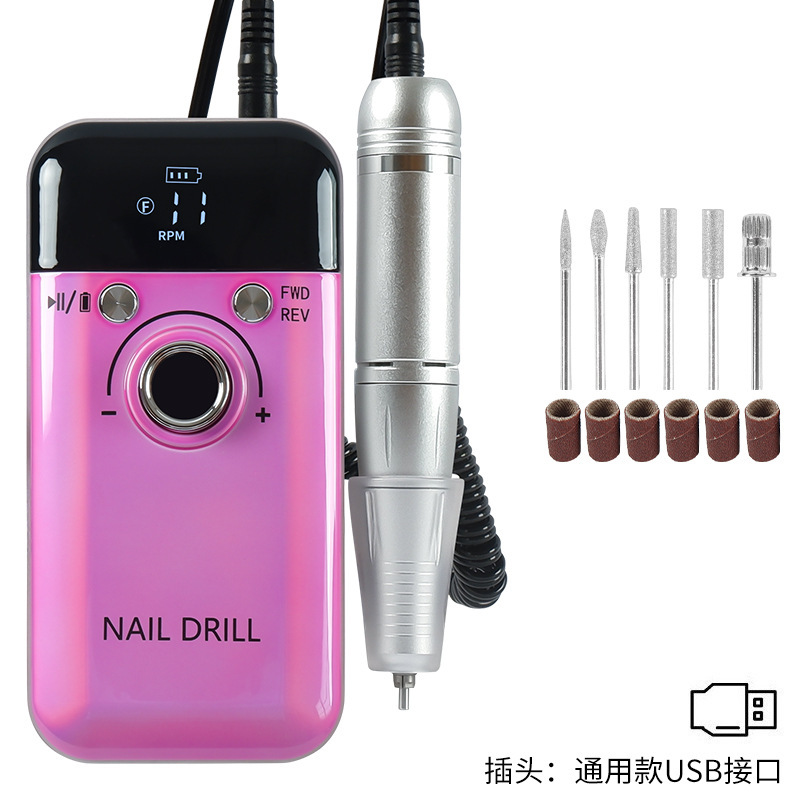充電式 101 マニキュアプロフェッショナルマニキュアリムーバー 30000 rpm 電池式マニキュアポータブルマニキュア|undefined