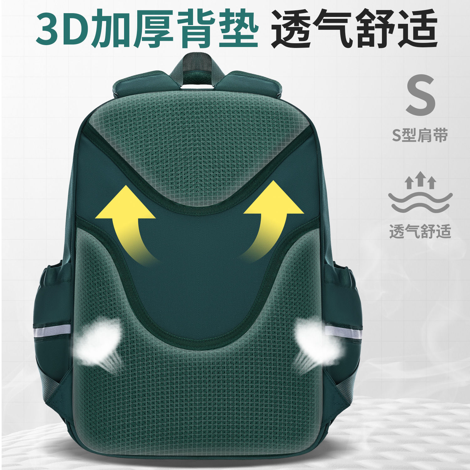 Nueva mochila escolar para estudiantes de escuela primaria Sesame Baby, mochila para estudiantes antisalpicaduras de múltiples compartimentos de gran capacidad