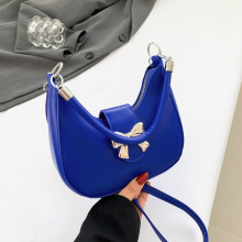 法式小众时尚女包2025新款腋下包甜美纯色蝴蝶结手提女包斜跨包