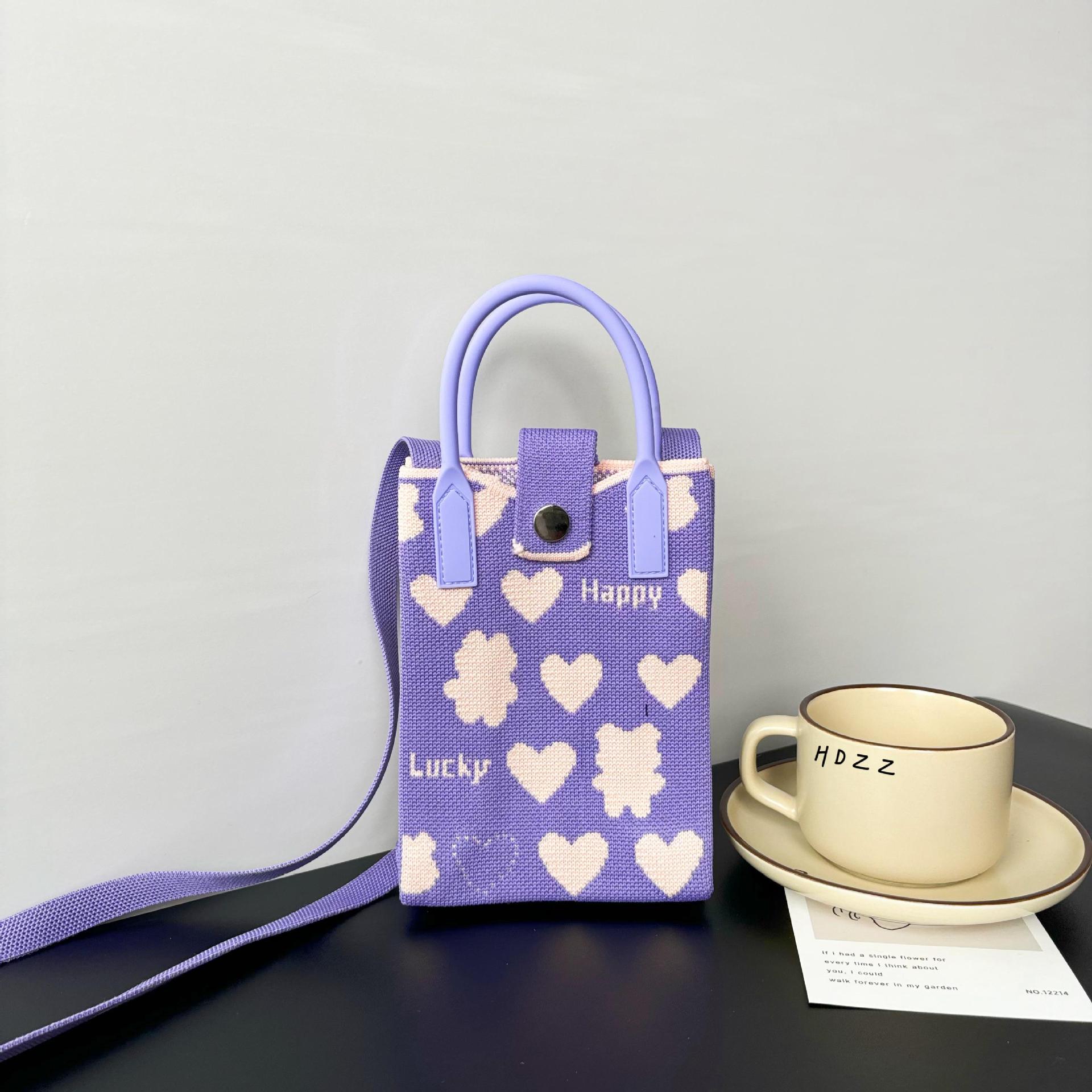 하트 스타 베어—보라색