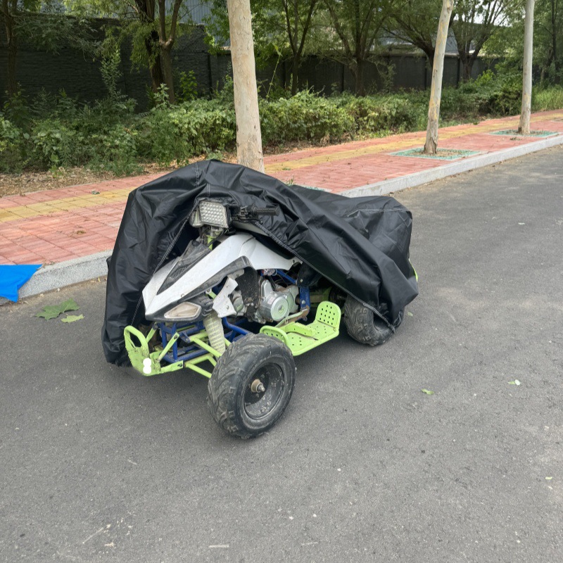 Cross-Border Amazon All-Terrain Atv Cover 420D Oxford Cloth Car Cover Rainproof Sun Protection Go-Kart Cover Sunshade