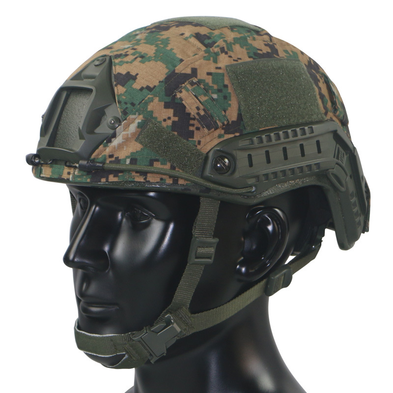 Casco rápido cubierta de casco juego cubierta de casco protector camuflaje cubierta de sombrero accesorios de modificación casco de camuflaje cubierta de tela de casco de bicicleta