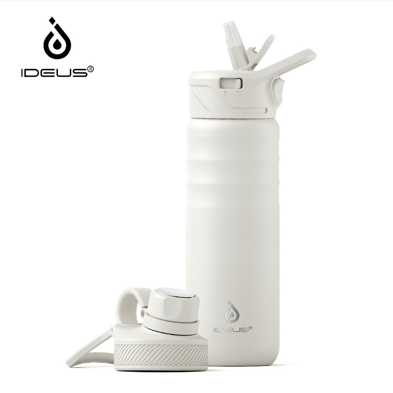 IDEUS 24 オンス 709 ミリリットルクロスボーダー新しいスポーツウォーターボトル大容量魔法瓶カップポータブルハンドルストローカップ|undefined