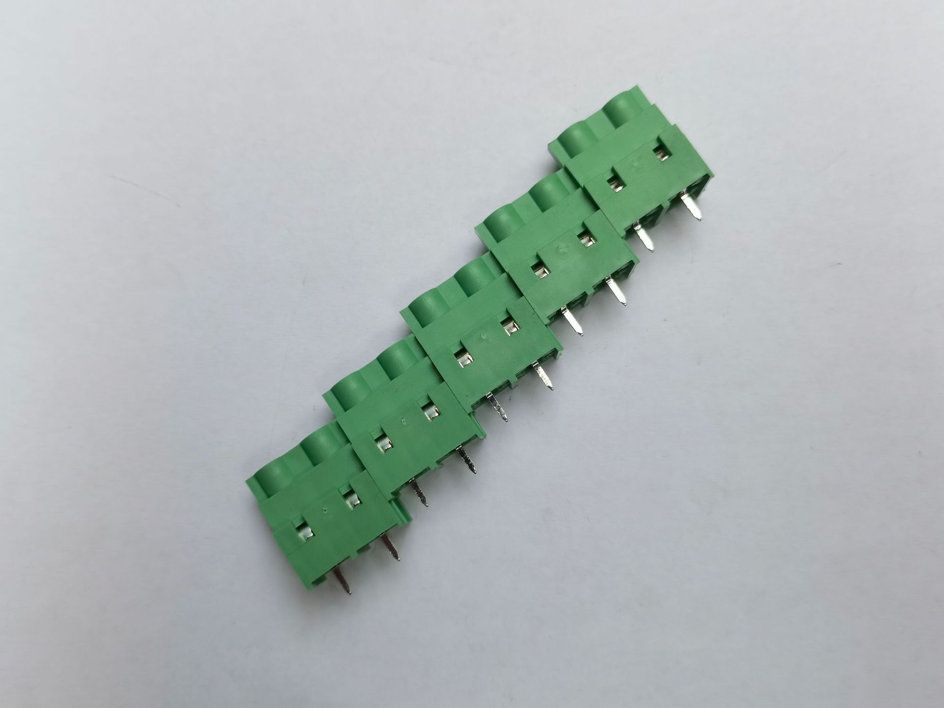 kx-007 kexia 可拼接 9.5MM 接线端子 PCB端子接线柱 绿色