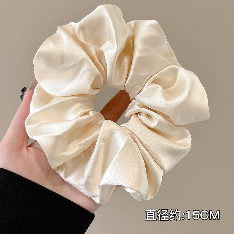 Coreano de encaje a cuadrícula anillo de cabello de intestino para mujeres 2026 nuevo estilo de cabello in-viento de gran tamaño bolas de cabello flor de tocado