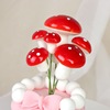 Simulation plant mini bubble small mushroom DIY micro -landscape meat potted Christmas bonsai forest fungal decoration