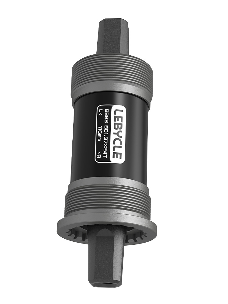 LEBYCLE/Lebaike - Soporte inferior de buje de bicicleta de montaña con orificio cuadrado, accesorios de engranaje fijo 68 con tornillos impermeables